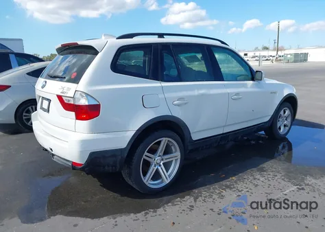2007 BMW X3 3.0Si z USA, uszkodzony, nr VIN WBXPC93407WF12749